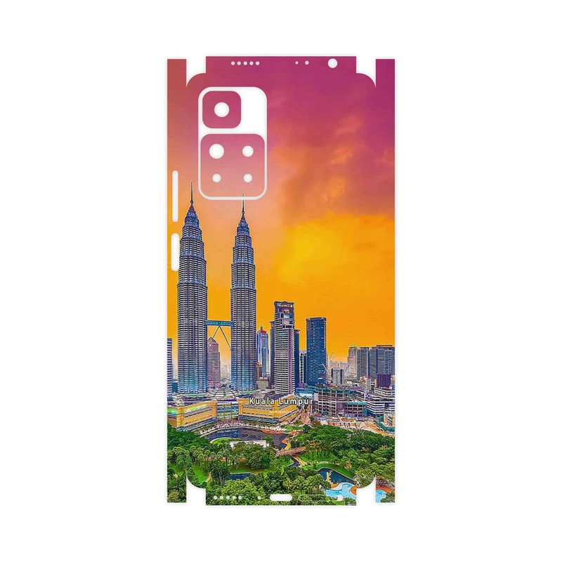 برچسب پوششی ماهوت مدل City of Kuala Lumpur-FullSkin مناسب برای گوشی موبایل شیائومی Redmi Note 11 Pro Plus 5G