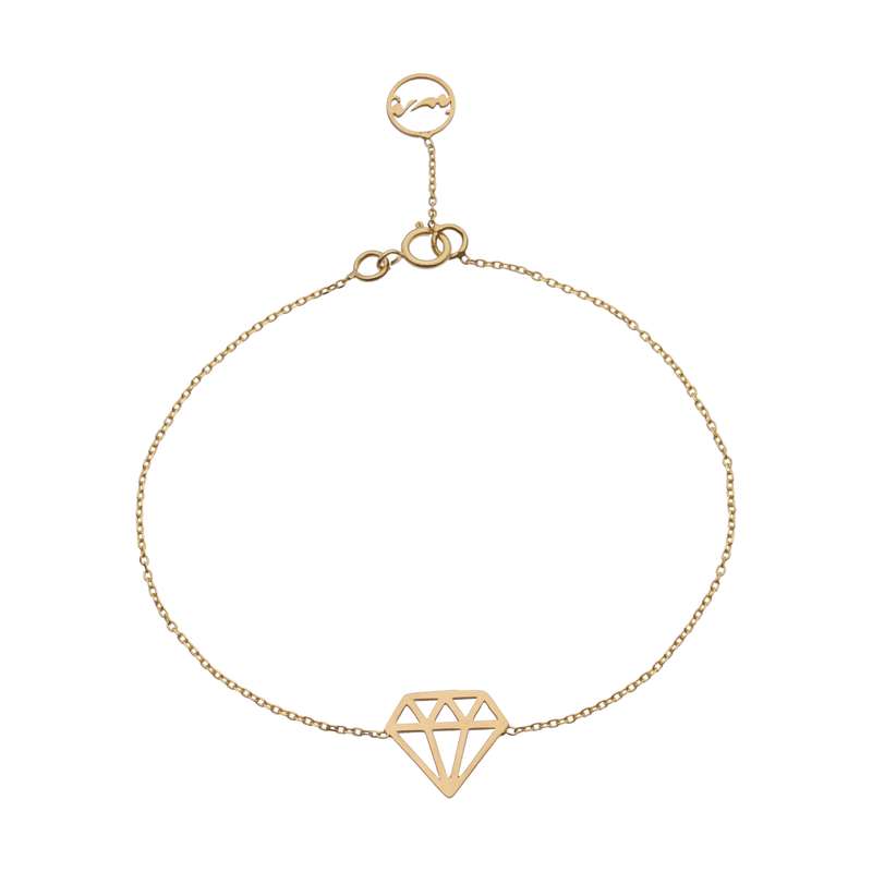 دستبند طلا 18 عیار زنانه پرسته مدل WBC93 دستبند طلا 18 عیار زنانه پرسته مدل WBC93