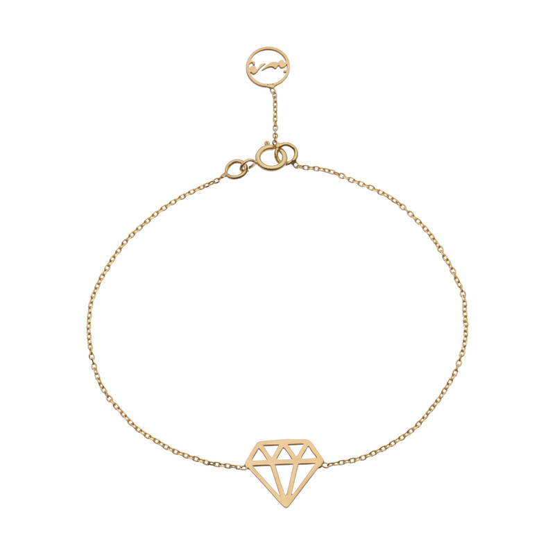 دستبند طلا 18 عیار زنانه پرسته مدل WBC93 دستبند طلا 18 عیار زنانه پرسته مدل WBC93