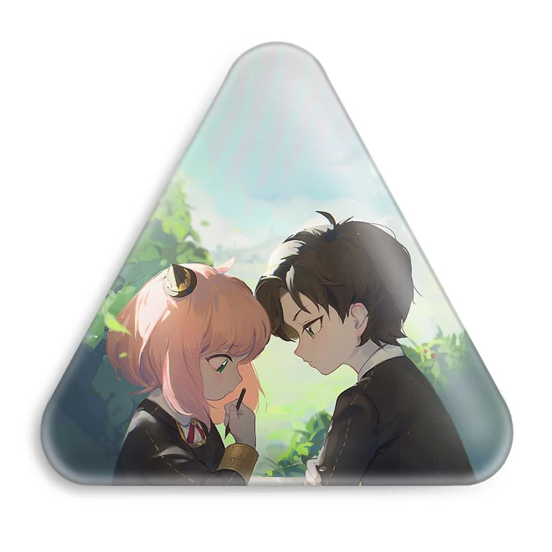 پیکسل خندالو طرح دزموند و انیا انیمه اسپای ایکس فمیلی Spy X Family مدل مثلثی کد 22201