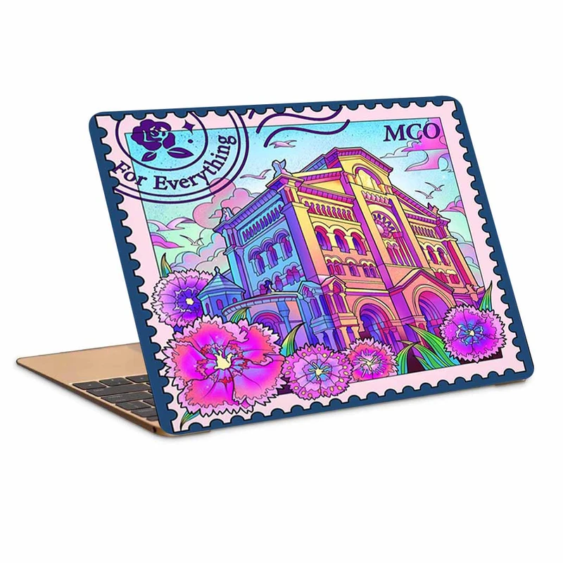 استیکر لپ تاپ طرح نقاشی فانتزی  کد P-1574 مناسب برای لپ تاپ 15 تا 17 اینچ