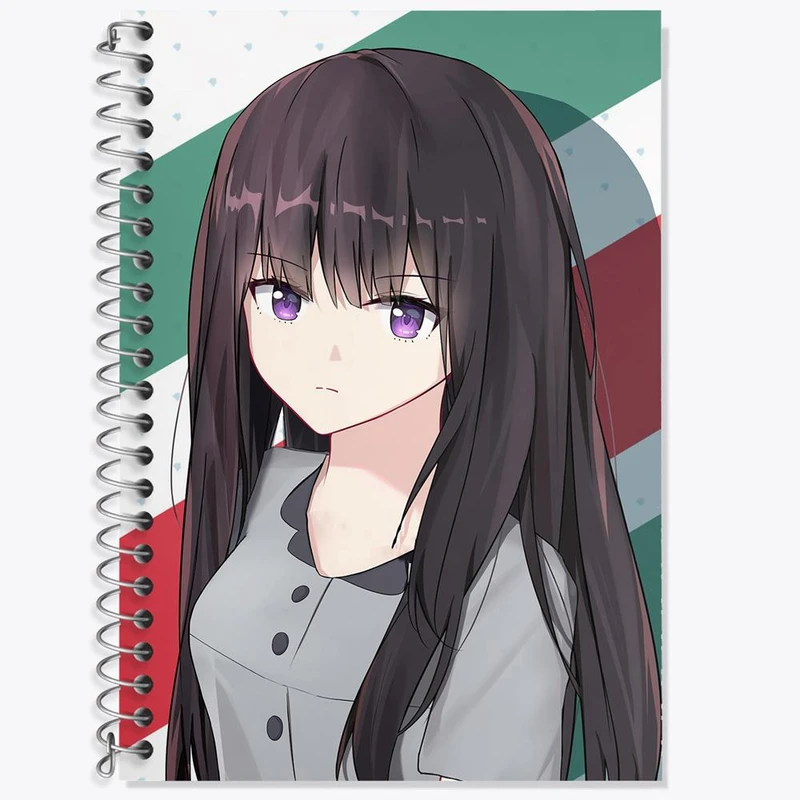 دفتر لغت 50 برگ خندالو مدل تاکینا انیمه لیکوریس ریکویل Lycoris Recoil کد 23064