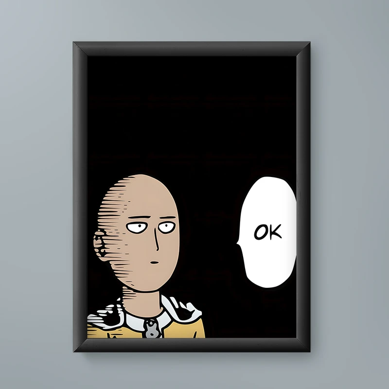 تابلو مدل انیمه سایتاما وان پانچ من 08 saitama one punch man anime