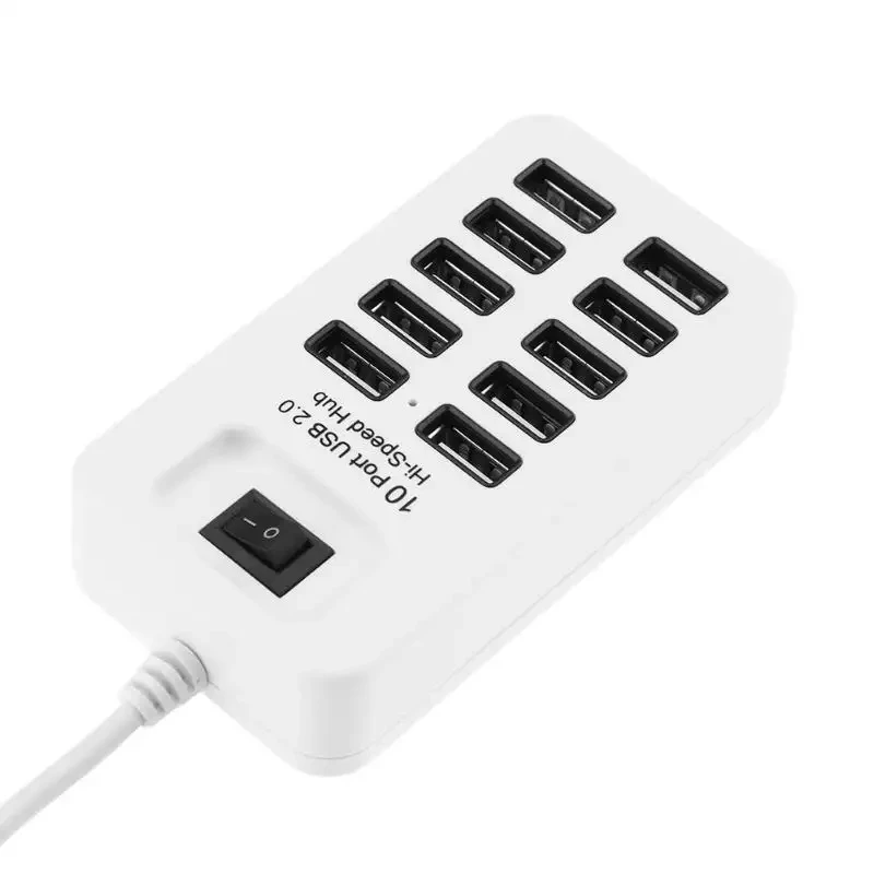 هاب 10 پورت USB 2.0 مدل HI-Speed Hub