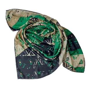 روسری زنانه مدل نخی طرح لوزی