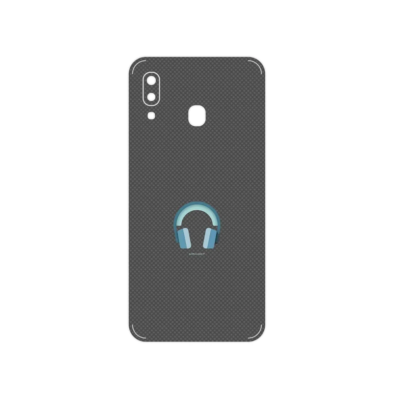 برچسب پوششی ماهوت مدل Minimal Headphone Icon مناسب برای گوشی موبایل سامسونگ Galaxy A20