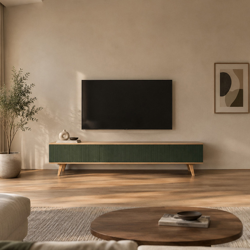میز تلویزیون کد JW 110 مناسب برای تلویزیون تا 65 اینچ 