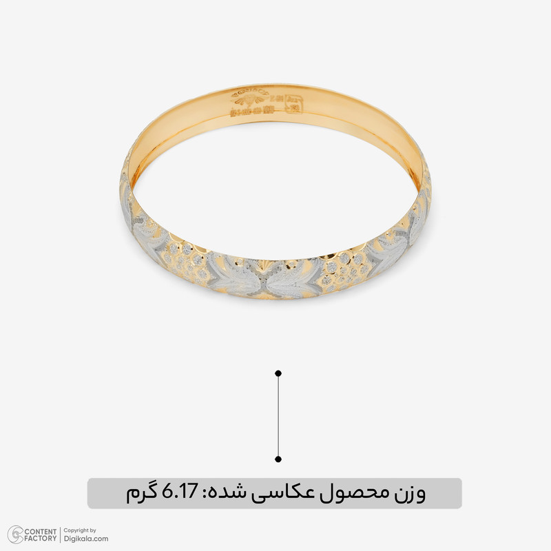 النگو طلا کم اجرت 18 عیار زنانه مایا ماهک مدل MB2094 