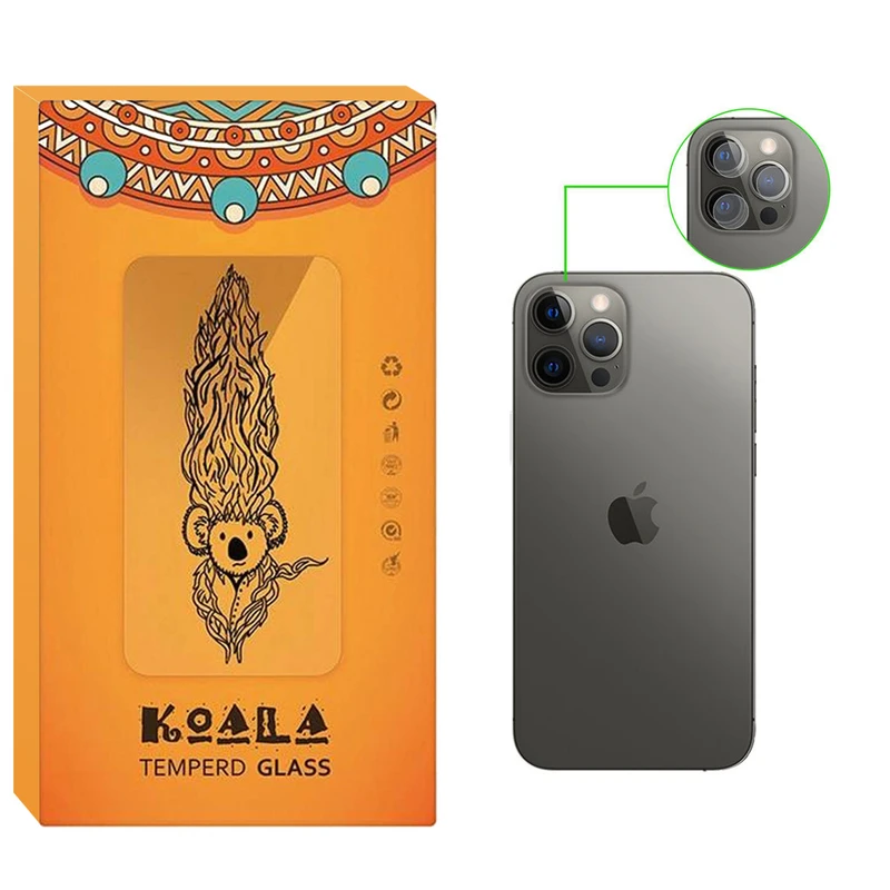 محافظ لنز دوربین کوالا مدل SDC مناسب برای گوشی موبایل اپل iPhone 12 Pro Max 