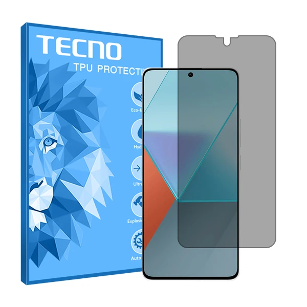 محافظ صفحه نمایش حریم شخصی تکنو مدل HyPRV مناسب برای گوشی موبایل شیائومی Redmi Note 13 Pro
