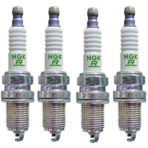 شمع خودرو ان جی کی مدل یورو ۲ کد BKR6E11 پایه کوتاه مناسب برای پراید بسته ۴ عددی