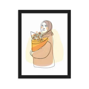 Minimal Wall Art Girl Design Code 2802