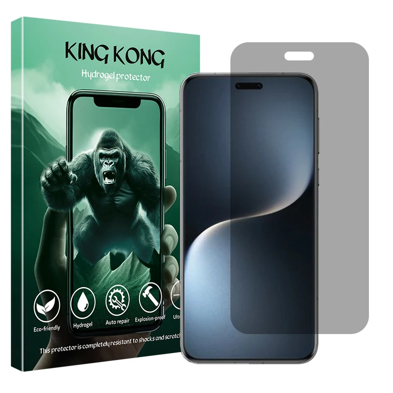 محافظ صفحه نمایش حریم شخصی کینگ کونگ مدل Tough مناسب برای گوشی موبایل آنر Magic7 Pro