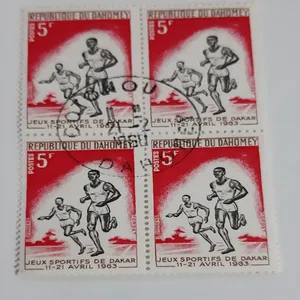 تمبر یادگاری مدل ورزشی جمهوری داهومی بسته 4 عددی