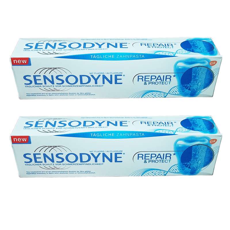 خمیر دندان سنسوداین مدل REPAIR PELAS حجم 75 میلی لیتر بسته 2 عددی