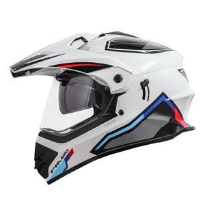 کلاه کاسکت چانه‌دار استیل برد مدل Racer WRed