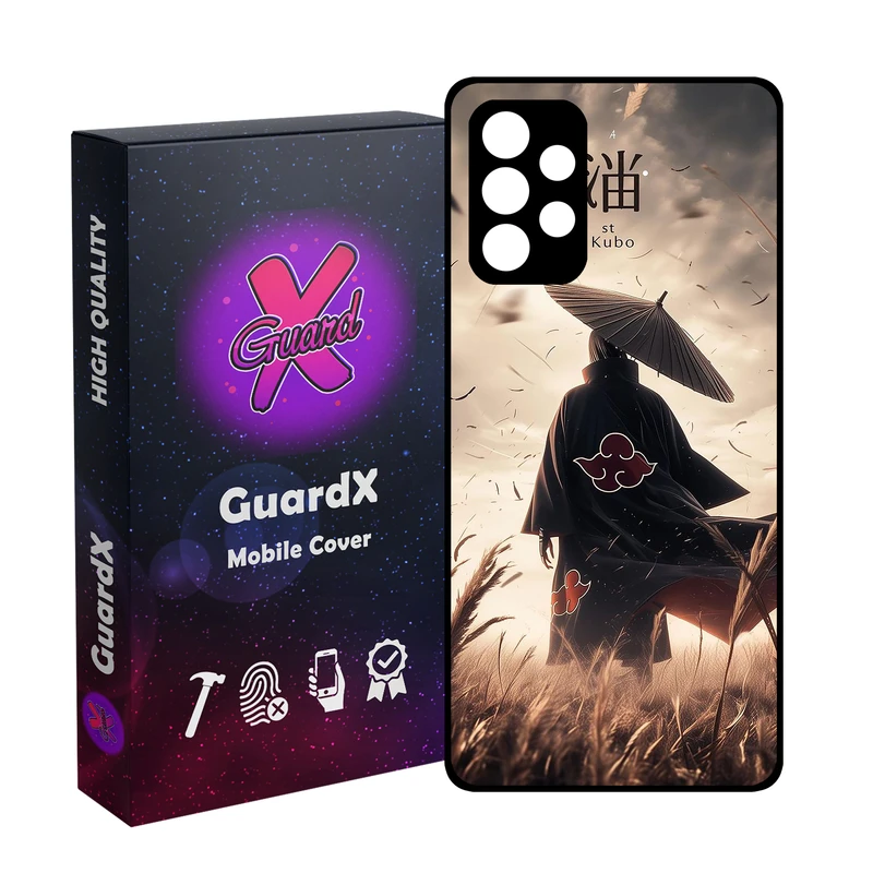 کاور گارد ایکس طرح Itachi Naruto Anime مدل  Glass10739 مناسب برای گوشی موبایل سامسونگ Galaxy A52/A52S