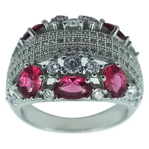 انگشتر نقره زنانه سلین کالا مدل یاقوت ce-As200