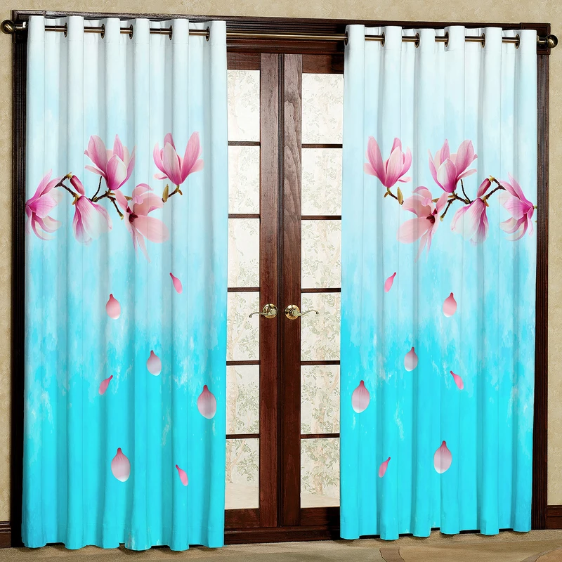 پرده مدل مخمل پانچی کد 1927T2 سایز 200x140 سانتی متر