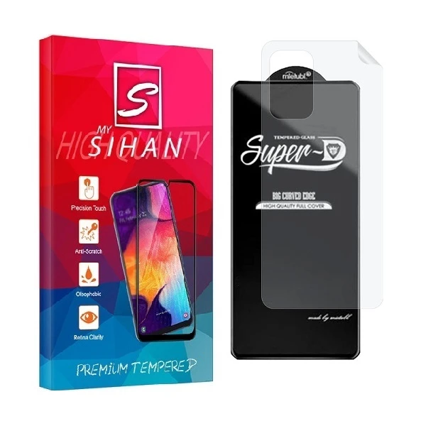 محافظ صفحه نمایش مای سیحان مدل 2SN-Gls مناسب برای گوشی موبایل سامسونگ Galaxy A51 4G به همراه محافظ پشت