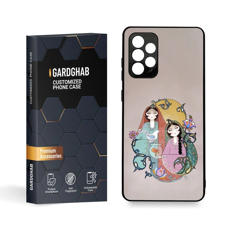 کاور گارد قاب مدل دخترانه مناسب برای گوشی موبایل سامسونگ Galaxy A72