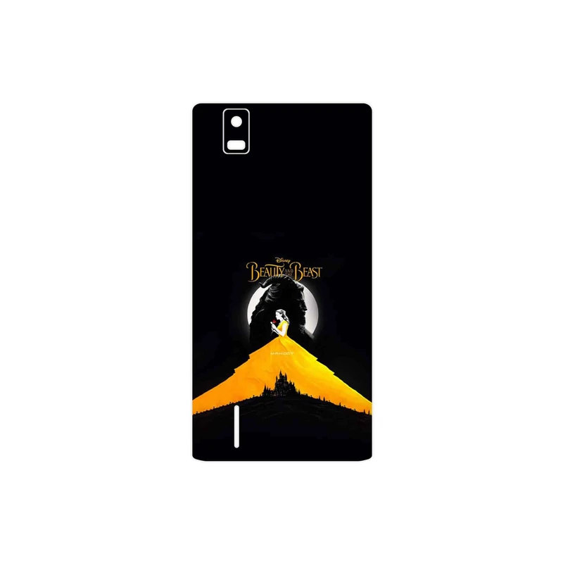 برچسب پوششی ماهوت مدل Beauty and the Beast مناسب برای گوشی موبایل هوآوی Ascend P2