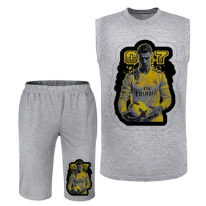 ست تاپ و شلوارک مردانه مدل رونالدو A432