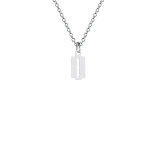 گردنبند نقره زنانه هایکا مدل تیغ کد n.ha2-10