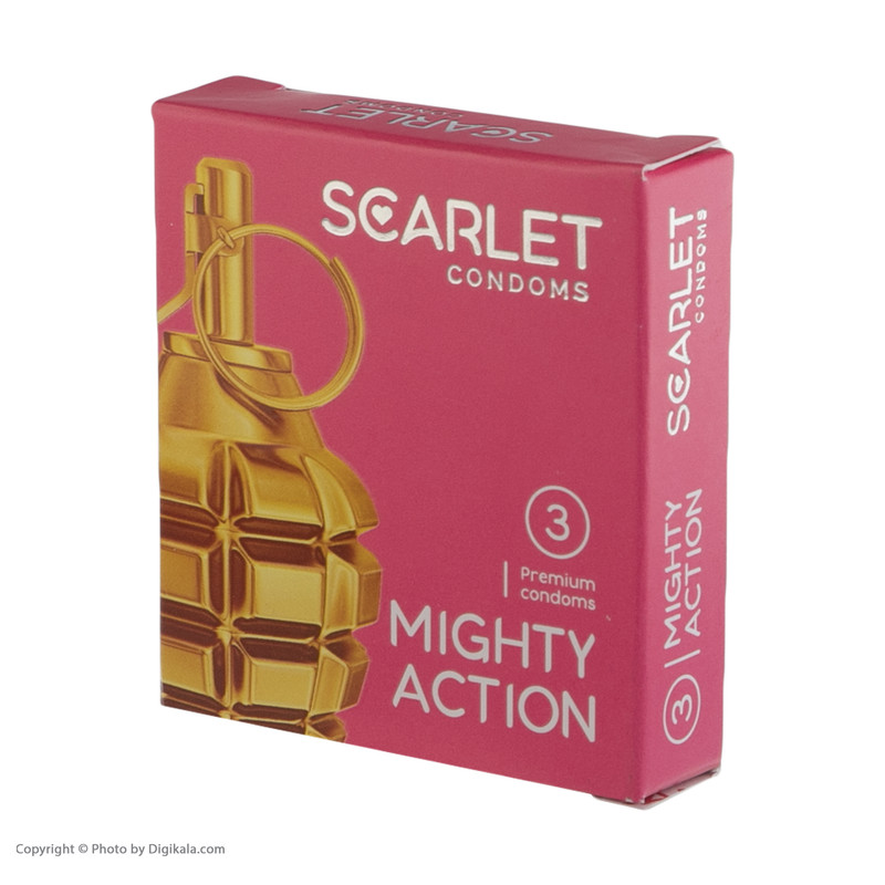 کاندوم اسکارلت مدل MIGHTY ACTION بسته 3 عددی کاندوم اسکارلت مدل MIGHTY ACTION بسته 3 عددی
