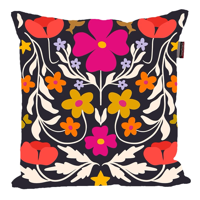 کوسن پاد آفرین مدل مینیمال طرح گل کد PK40043