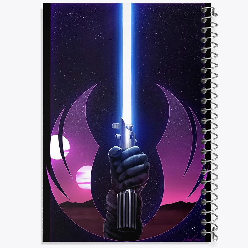 دفتر مشق 100 برگ خندالو طرح جنگ ستارگان (Star Wars) کد F1170