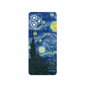 MAHOOT The Starry Night of van Gogh Cover Sticker for Motorola Moto G54