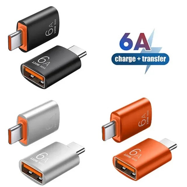 مبدل USB-C به USB 3.0 مدل OTG-6A-120W