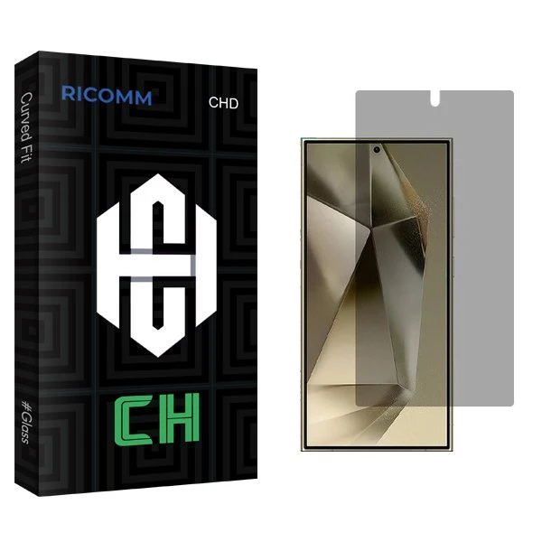 محافظ صفحه نمایش حریم شخصی ریکام مدل CH مناسب برای گوشی موبایل سامسونگ Galaxy S24 Ultra
