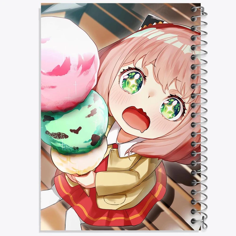 دفتر لیست خرید 50 برگ خندالو طرح آنیا فورجر انیمه اسپای ایکس فمیلی Spy x Family کد 24202