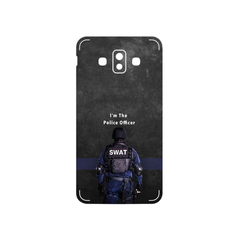 برچسب پوششی ماهوت مدل Police Officer مناسب برای گوشی موبایل سامسونگ Galaxy J7 Duo