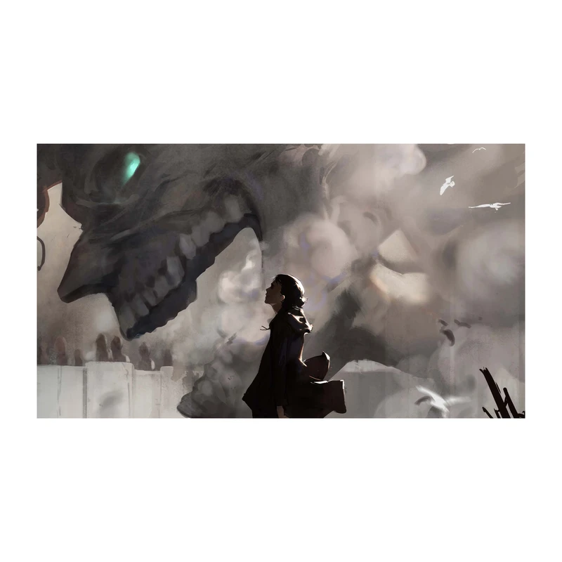 استیکر لپ تاپ و موبایل مدل انیمه طرح حمله به تایتان ارن یگر Attack on Titan Eren Yeager کد 4287