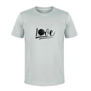 تی شرت آستین کوتاه مردانه مدل LOVE BASKETBALL کد K251 T