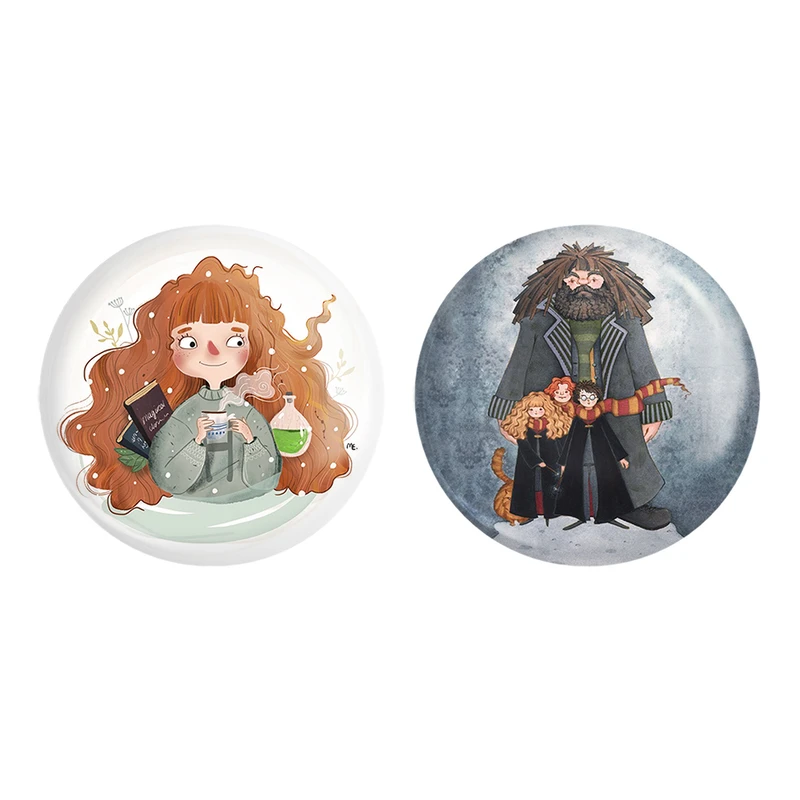 مگنت خندالو مدل هرمیون و هاگرید هری پاتر کد 55635568 مجموعه 2 عددی