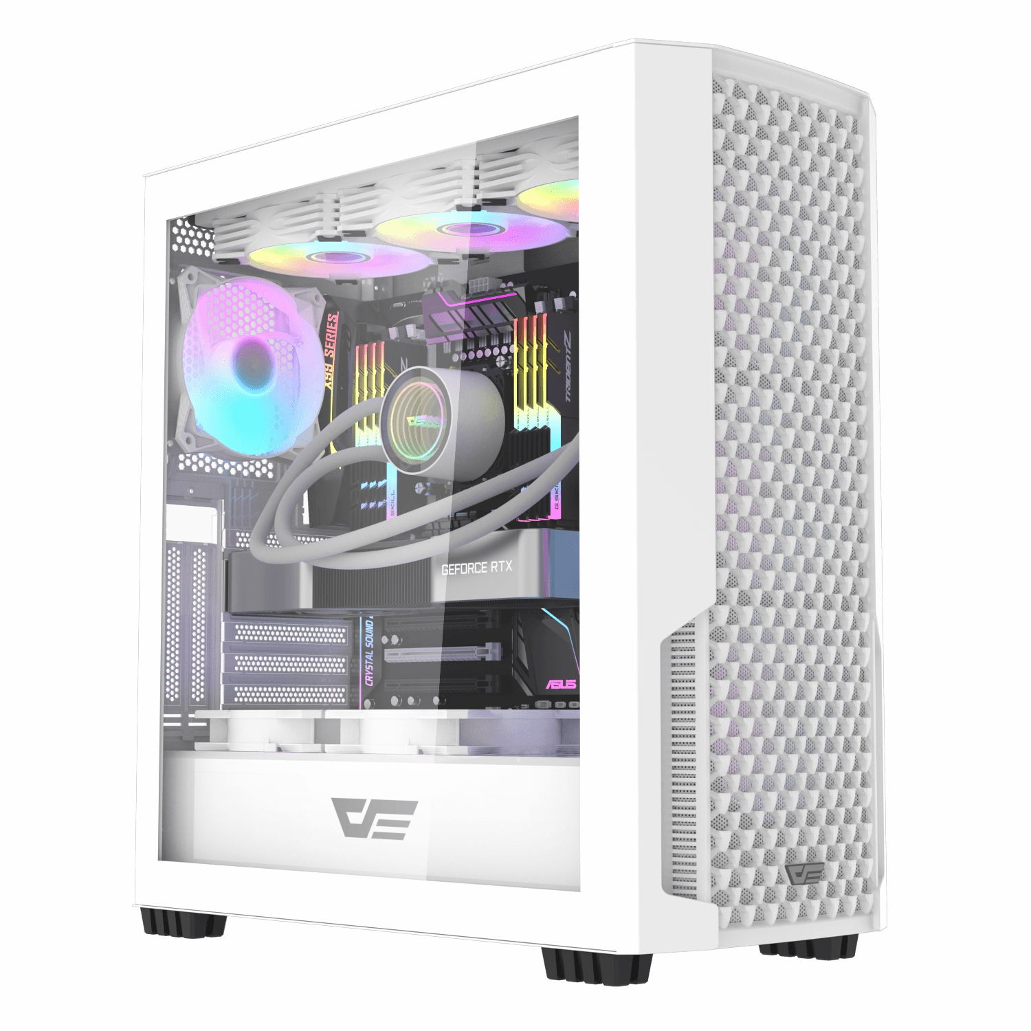 کیس کامپیوتر گیمینگ دارک فلش مدل DF2100 WH