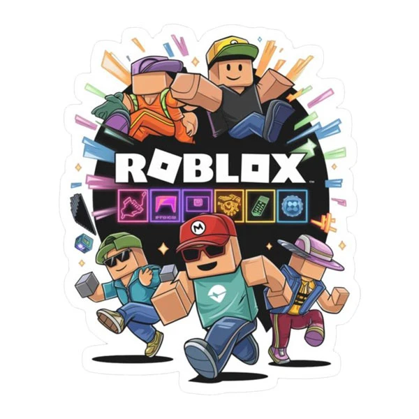 استیکر پارچه و لباس پاد آفرین مدل  GAME ROBLOX کد 798