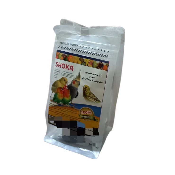آرد سوخاری پرندگان شوکا مدل میوه ای وزن 215 گرم