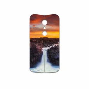 MAHOOT Waterfall Cover Sticker for Motorola Moto G 2nd gen