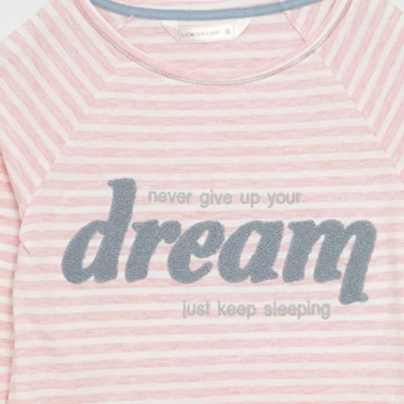 ست تی شرت و شلوار زنانه ال سی وایکیکی مدل آنتی باکتریال Dream