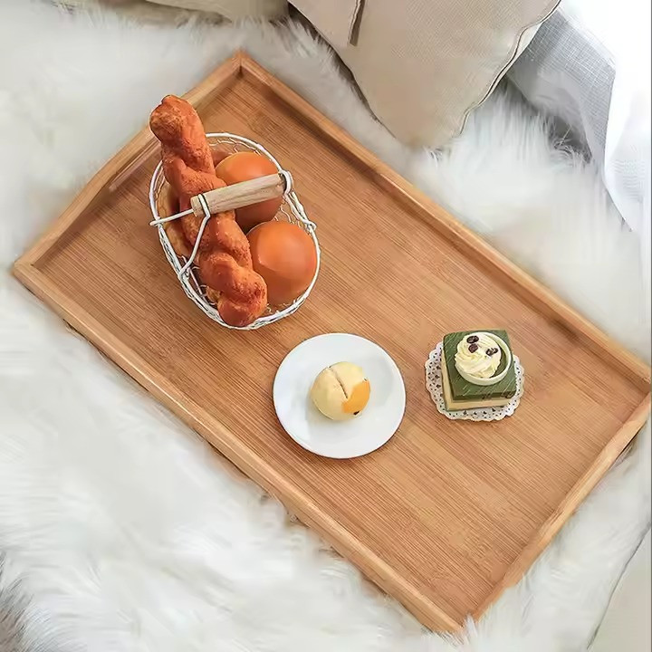 سینی مدل بامبو پایه دار