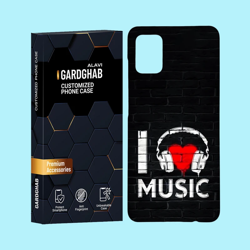 کاور گارد قاب علوی مدل ساز و موزیک مناسب برای گوشی موبایل سامسونگ Galaxy A31