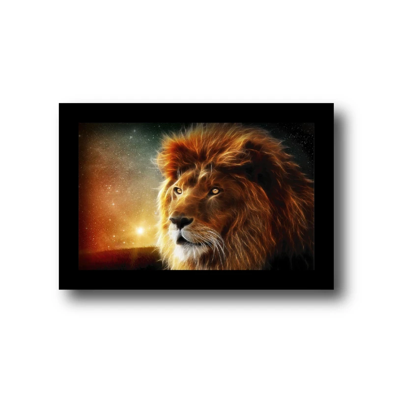 تابلو مدل حیوانات طرح سلطان جنگل کد 1