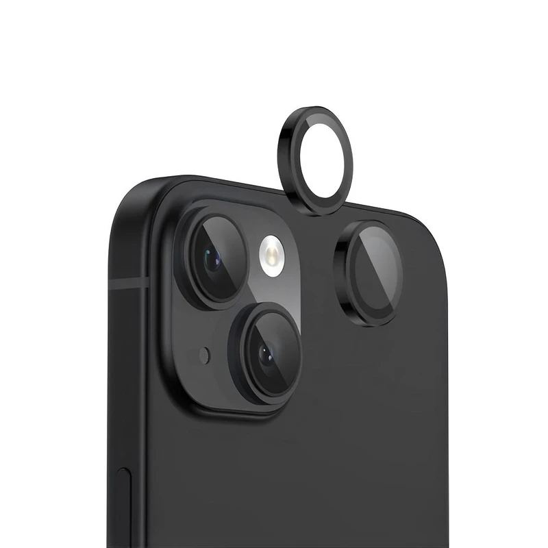 محافظ لنز دوربین گوف مدل Ring Metal مناسب برای گوشی موبایل اپل iPhone 15 / 15 Plus