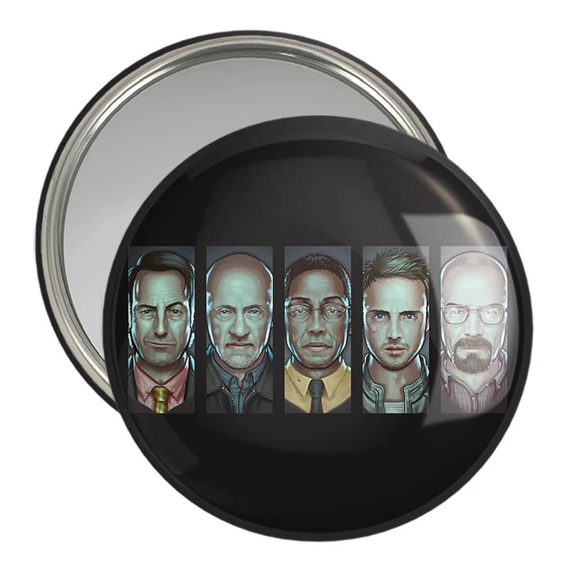 آینه جیبی خندالو مدل سریال بریکینگ بد Breaking Bad  کد 13285