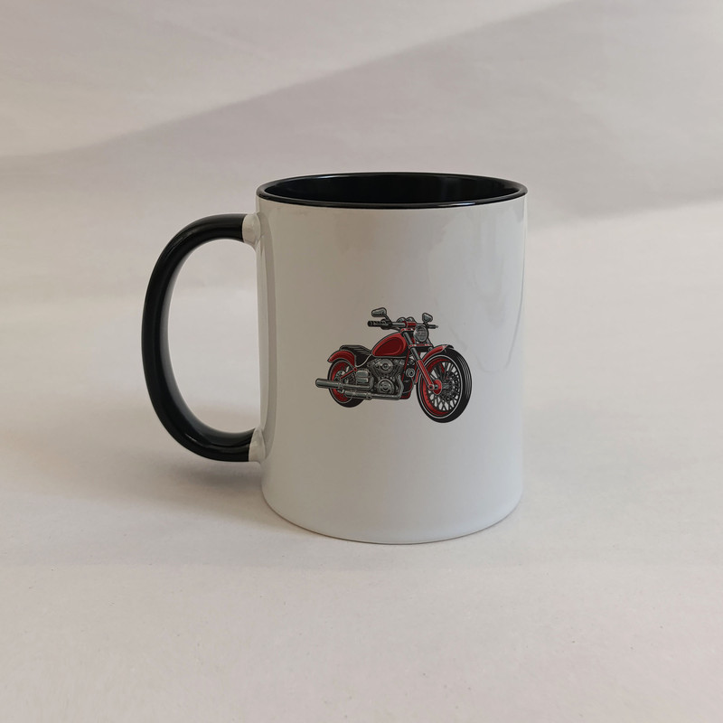 ماگ ژالینو طرح موتور سیکلت کلاسیک کد 001